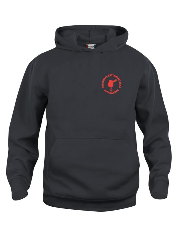 SRJ New wave basic hoodie svart Jr