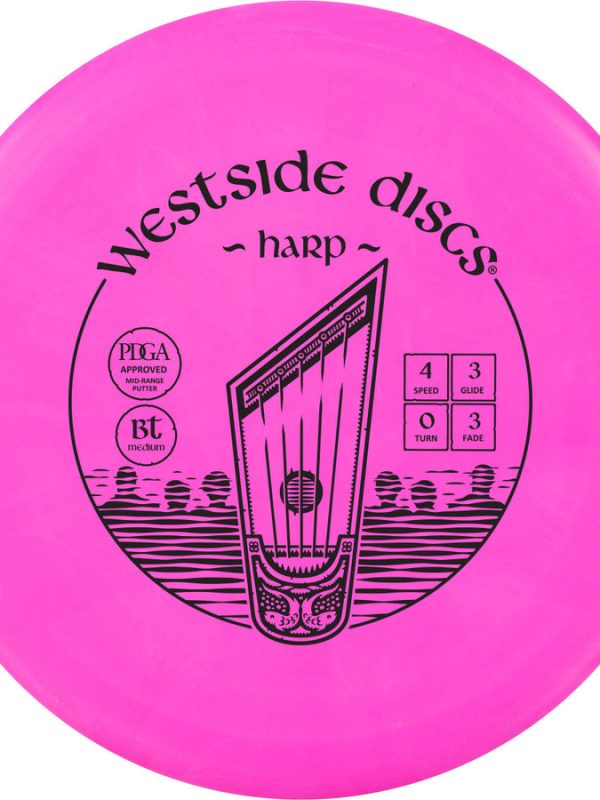 WESTSIDE DISC BT Medium Harp, Pink, 173+
