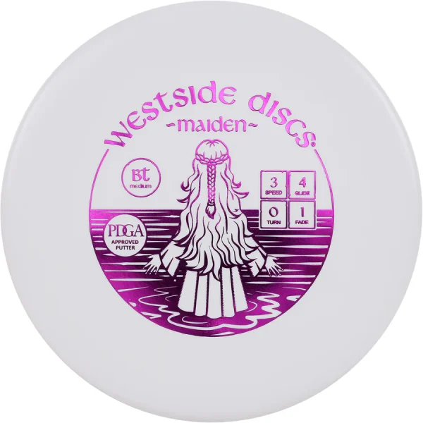 WESTSIDE DISC BT Medium Maiden , White, 173+