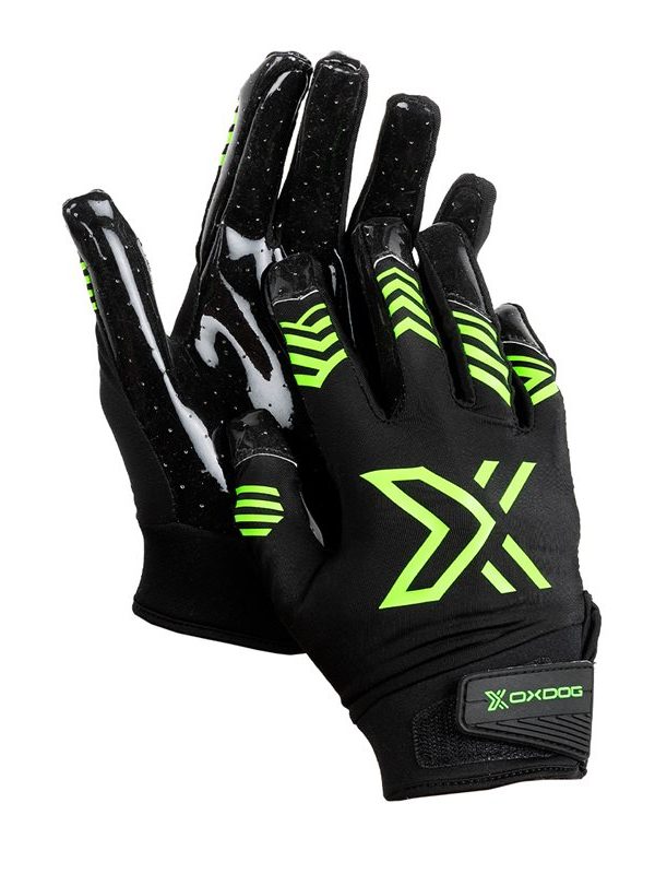 OXDOG X2 SILICON JR GOALIE GLOVE Black/Gree JR-L