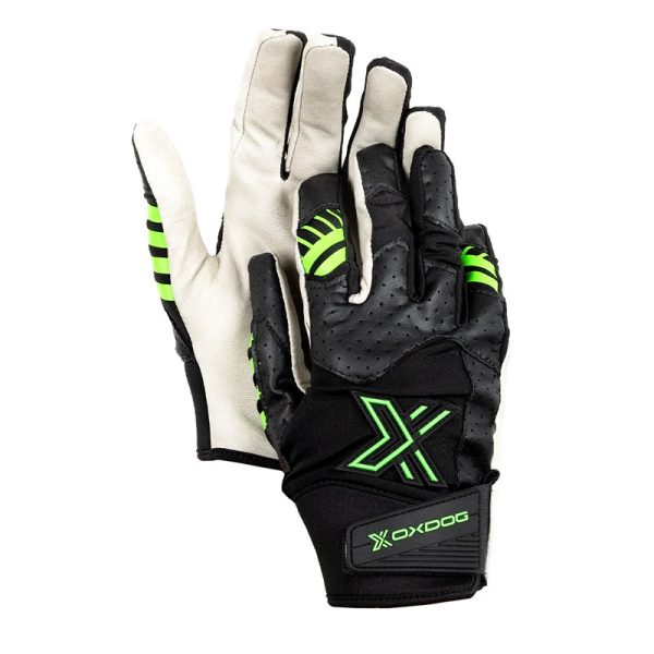 OXDOG XX2 SKIN SR GOALIE GLOVE Black/Gree XL