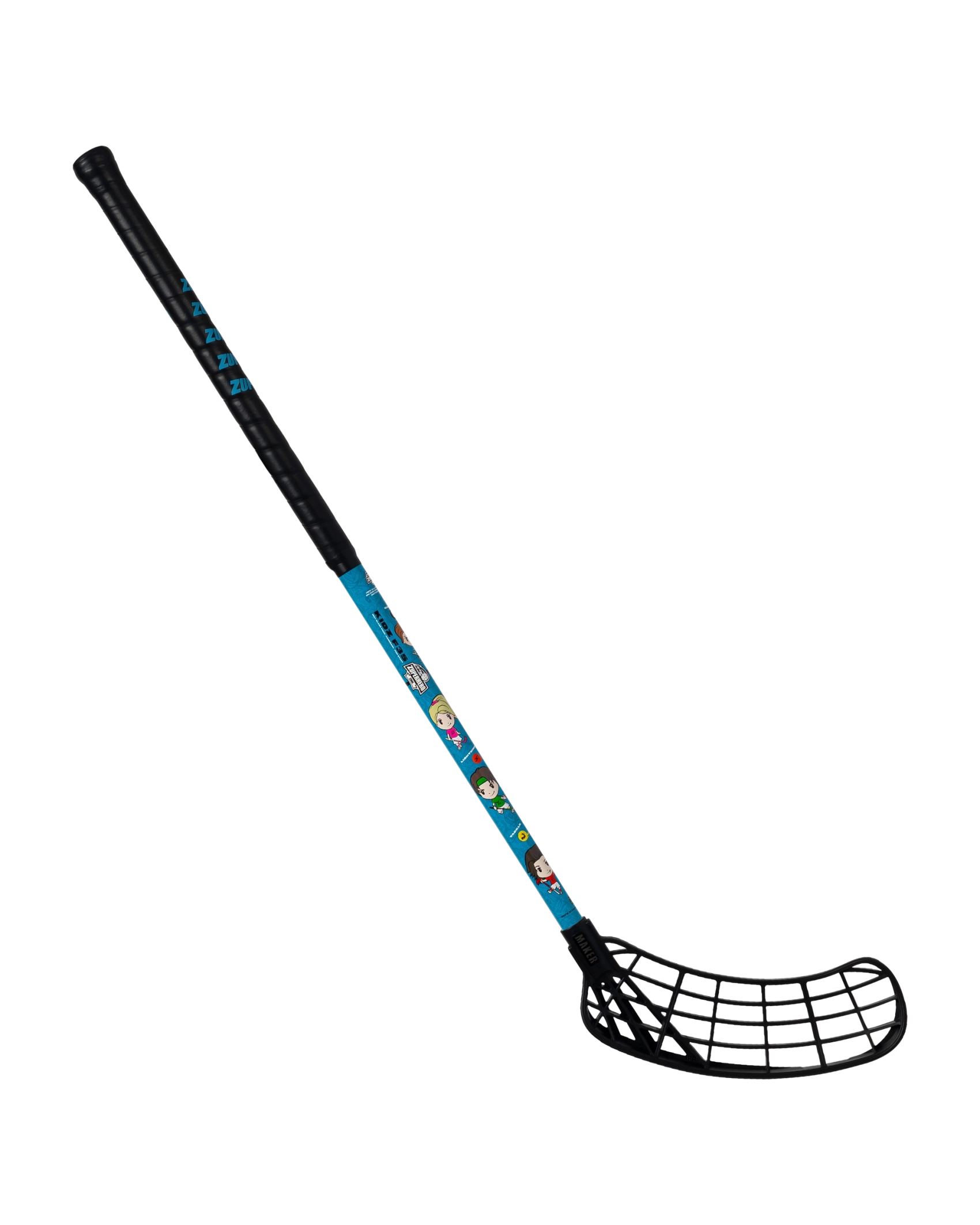 ZONE STICK ZUPERHERO KIDZ 35 BLACK L-25 75CM
