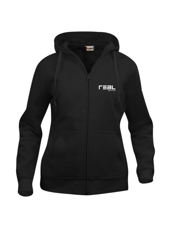 NEW WAVE Basic Hoody Full Zip Dam 1+1 Realgymnasie
