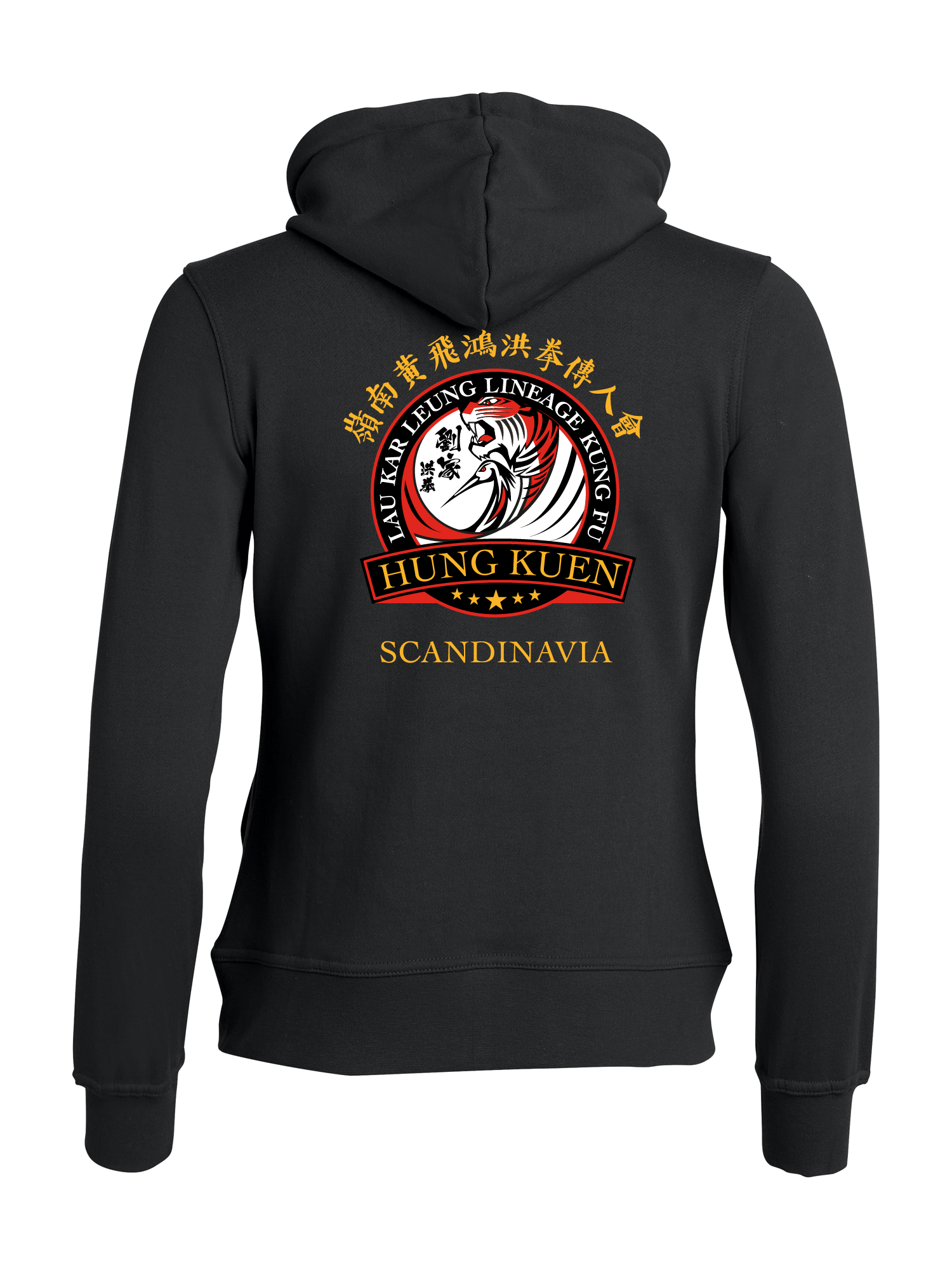 FMK CLIQUE Basic Hoody Full Zip W Svart - Bild 2