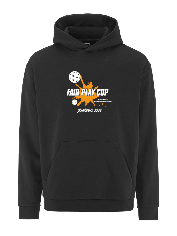 FAIR PLAY CRAFT Community Hoodie 2.0 M Mörkgrå / Svart