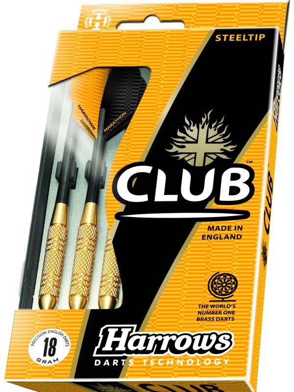 HARROWS Club Brass 18GK Steeltip