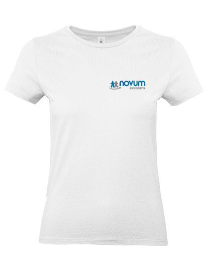 NOVUM B&C T-Shirt #E190 / Woman White