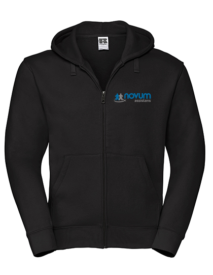 NOVUM RUSSEL AUTHENTIC ZIP HOOD JACKET MEN SVART