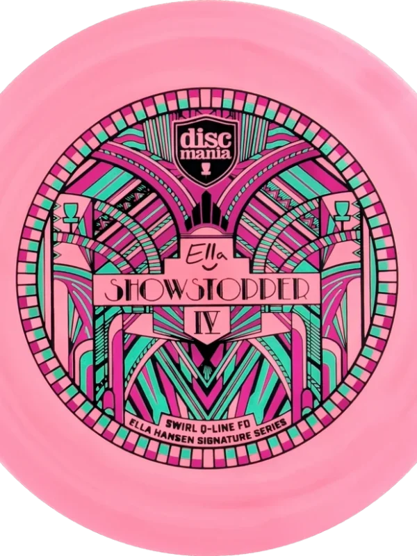 DISCMANIA Q-Line Swirl Premier FD - Show173+ Purple/WhitePu